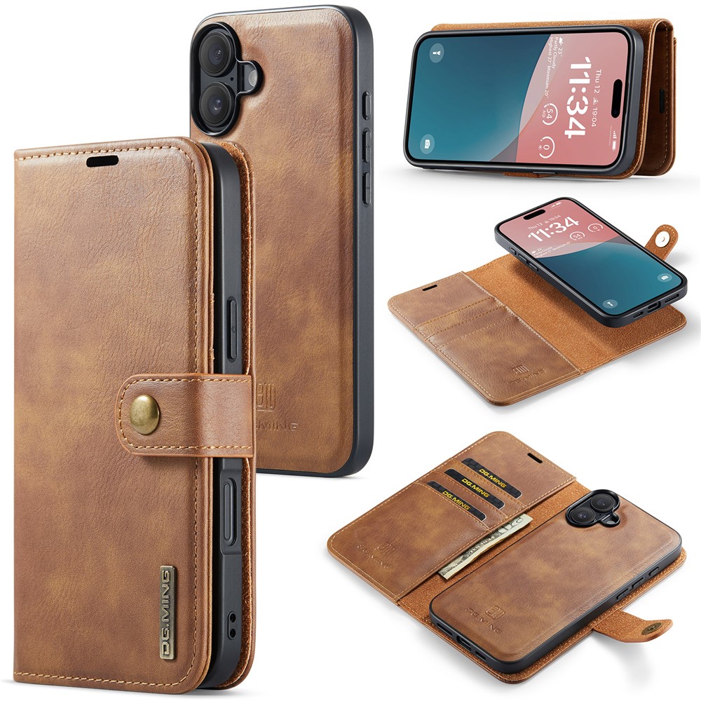 DG.MING DG.MING iPhone 17 2in1 Magnet Fodral / Skal Brun