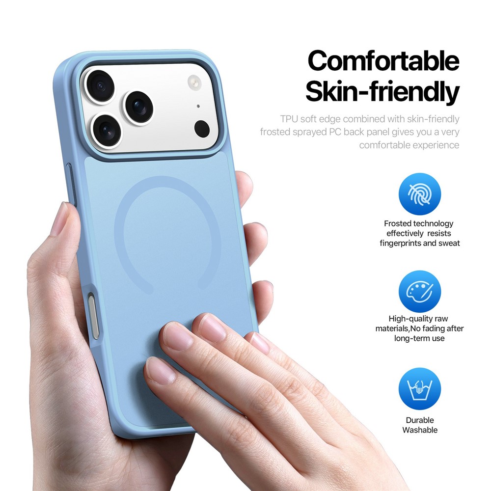 DUX DUCIS DUX DUCIS iPhone 17 Pro Skal MagSafe Yind Series Blå