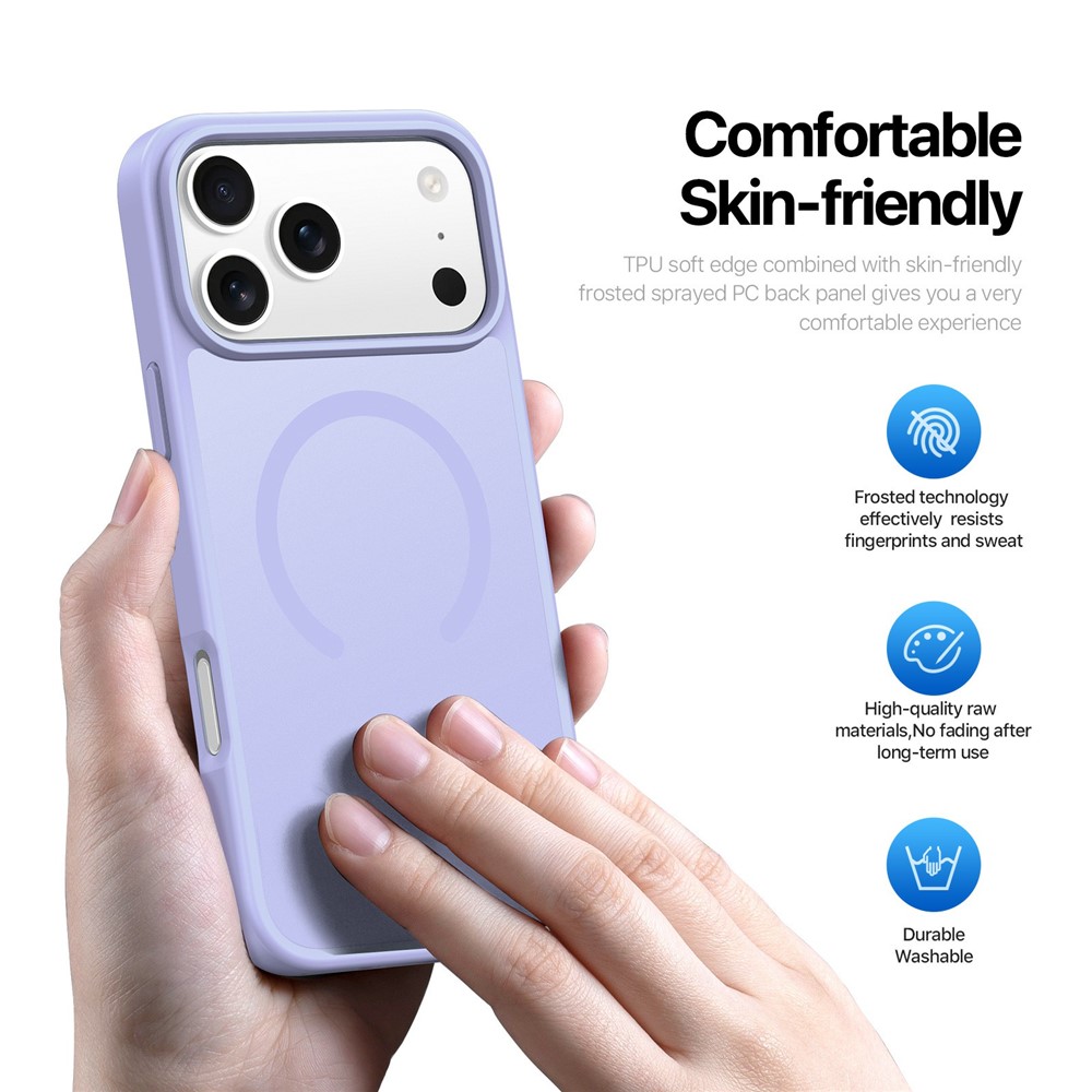 DUX DUCIS DUX DUCIS iPhone 17 Pro Skal MagSafe Yind Series Lila