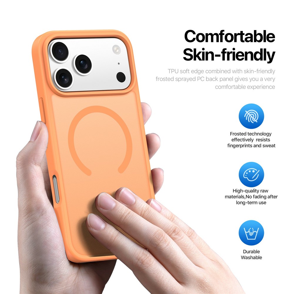 DUX DUCIS DUX DUCIS iPhone 17 Pro Skal MagSafe Yind Series Orange