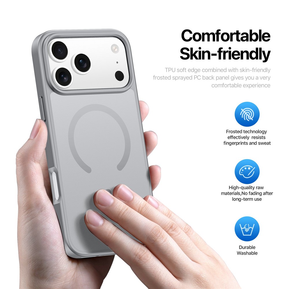 DUX DUCIS DUX DUCIS iPhone 17 Pro Max Skal MagSafe Yind Series Grå