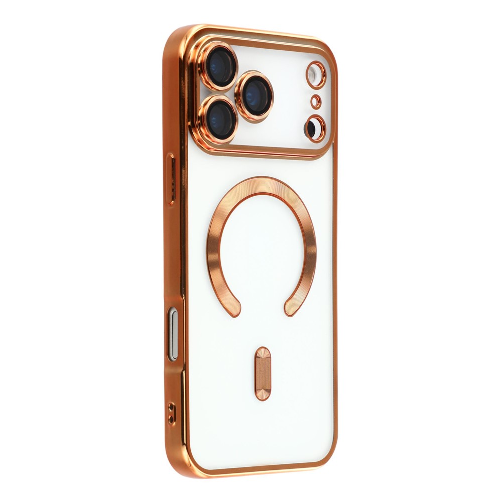  iPhone 17 Pro Max Skal MagSafe Electroplated TPU Koppar