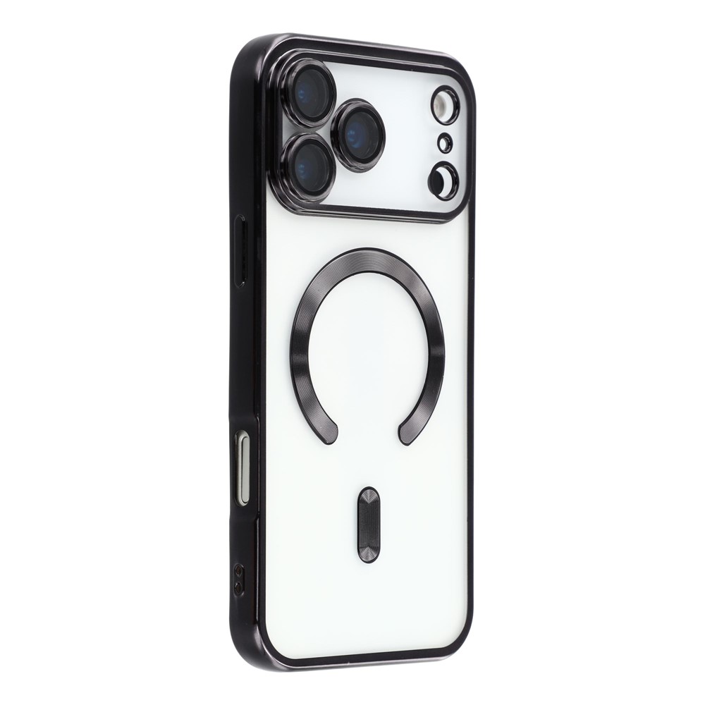  iPhone 17 Pro Max Skal MagSafe Electroplated TPU Svart