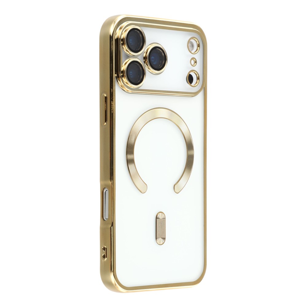  iPhone 17 Pro Skal MagSafe Electroplated TPU Guld