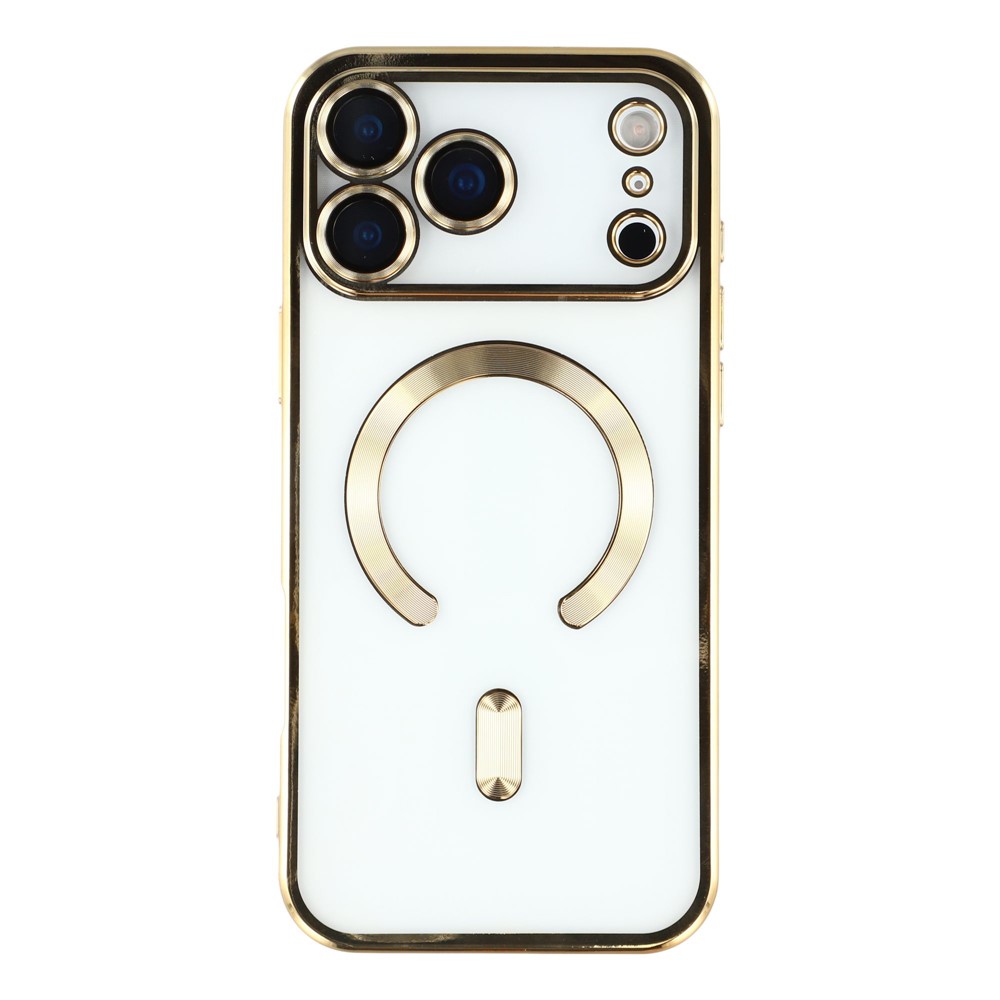  iPhone 17 Pro Skal MagSafe Electroplated TPU Guld