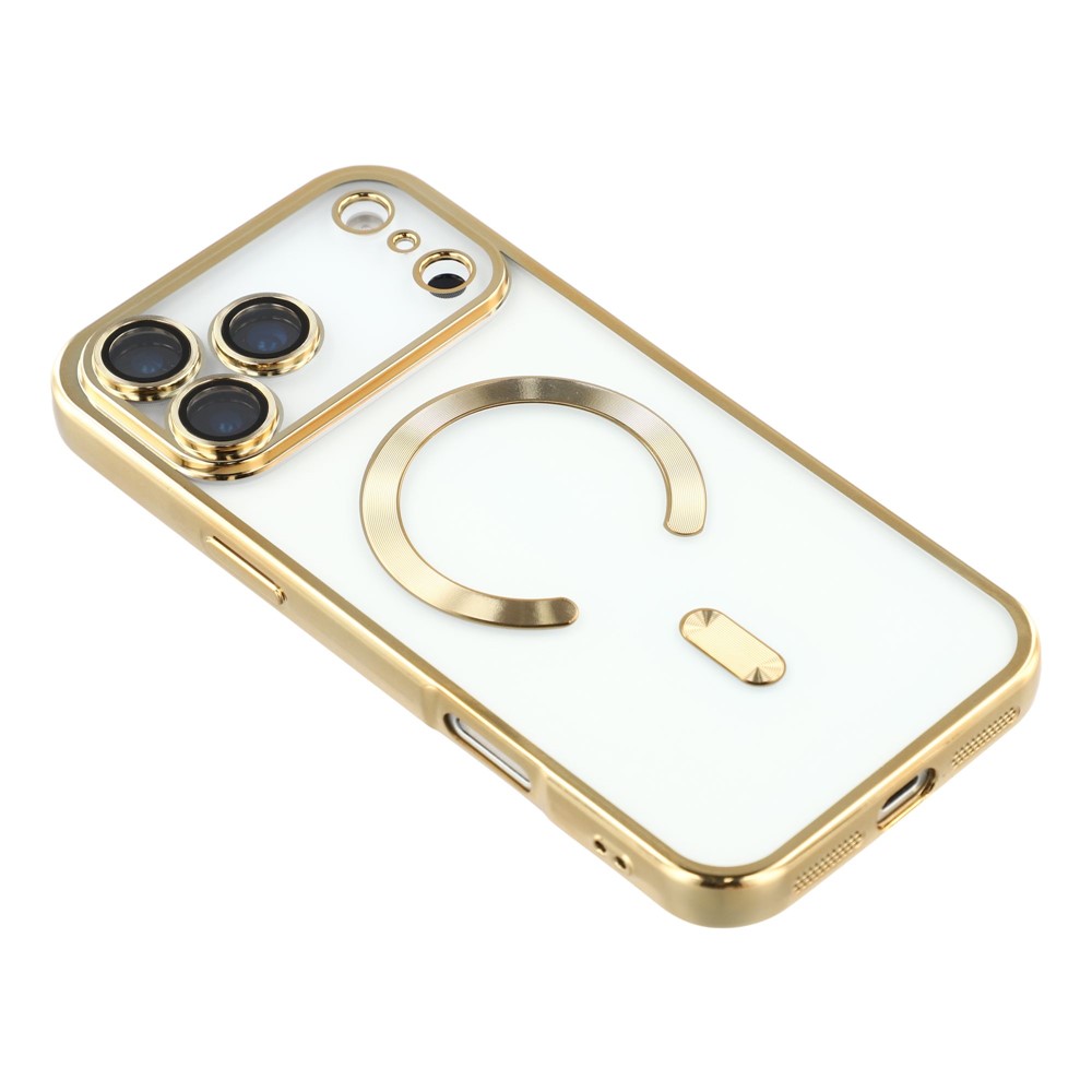  iPhone 17 Pro Skal MagSafe Electroplated TPU Guld