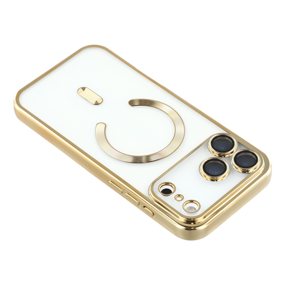  iPhone 17 Pro Skal MagSafe Electroplated TPU Guld