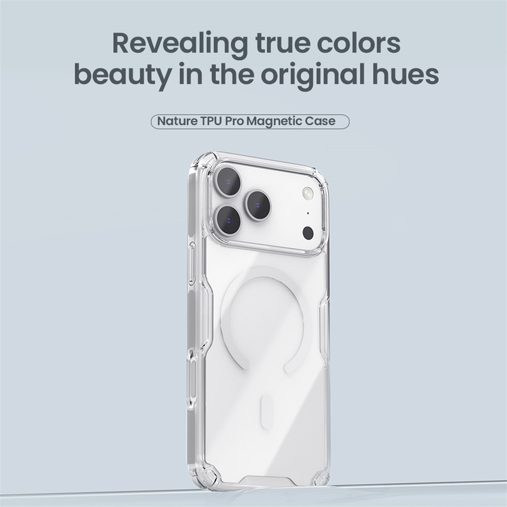 NILLKIN NILLKIN iPhone 17 Pro Skal MagSafe Nature Pro Svart
