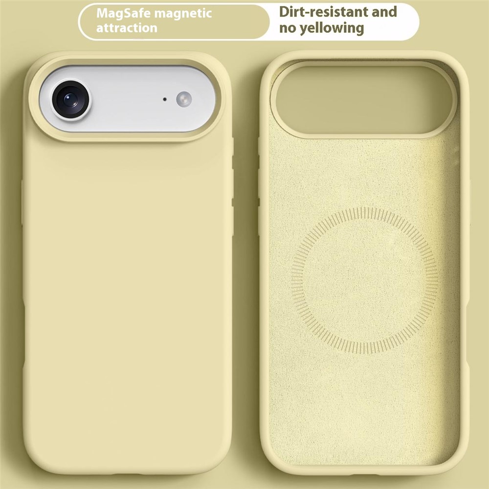  iPhone Air Skal MagSafe Liquid Silikon Gul
