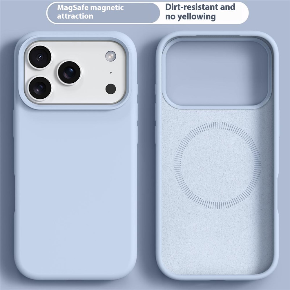  iPhone 17 Pro Skal MagSafe Liquid Silikon Blå