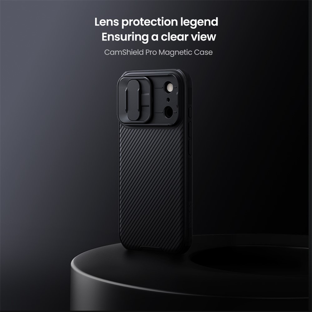 NILLKIN NILLKIN iPhone 17 Pro Skal MagSafe CamShield Pro Svart