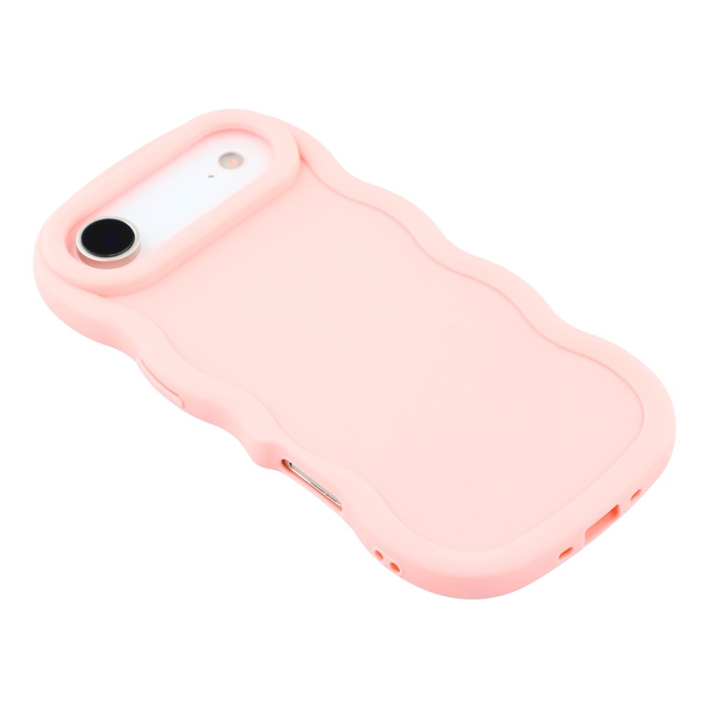  iPhone Air Mobilskal Wavy Ljus Rosa