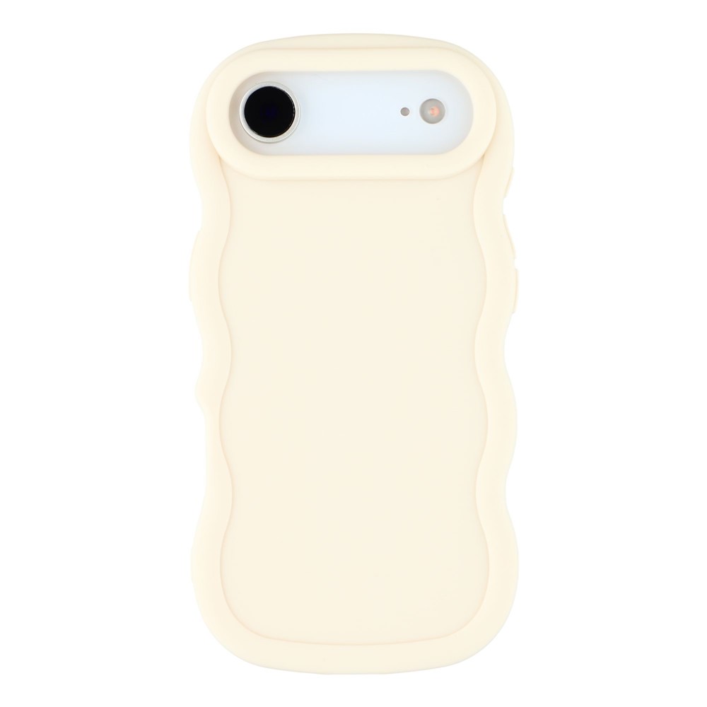  iPhone Air Mobilskal Wavy Off White