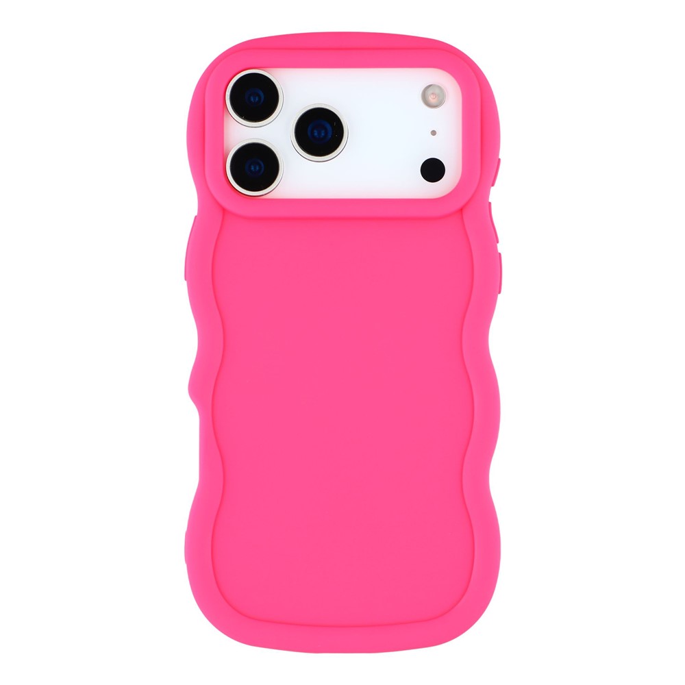  iPhone 17 Pro Max Mobilskal Wavy Rosa