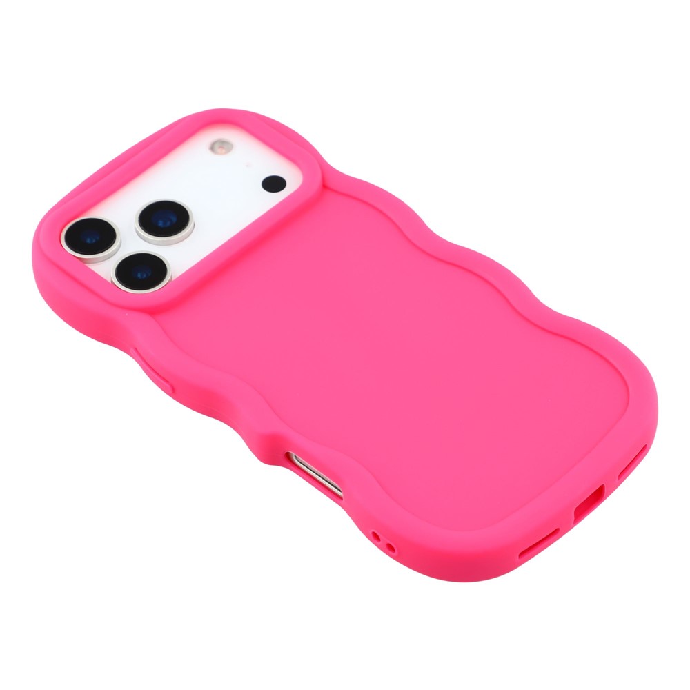  iPhone 17 Pro Max Mobilskal Wavy Rosa