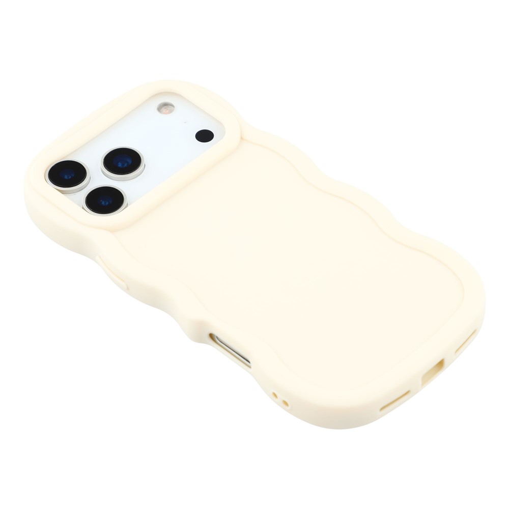  iPhone 17 Pro Max Mobilskal Wavy Off White