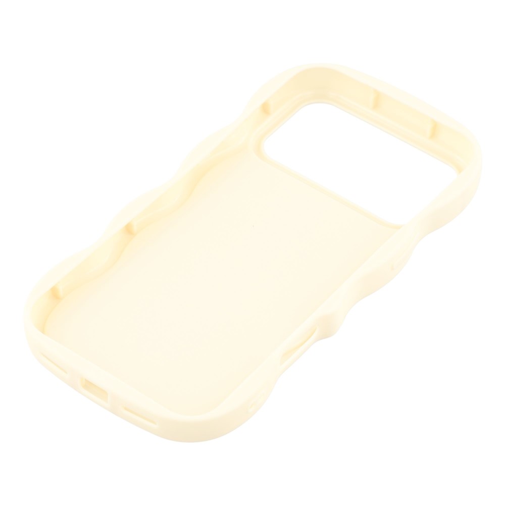  iPhone 17 Pro Max Mobilskal Wavy Off White