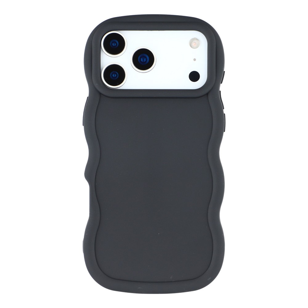  iPhone 17 Pro Mobilskal Wavy Svart