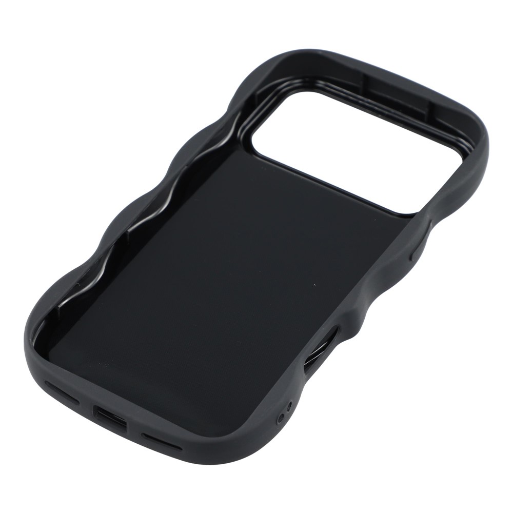  iPhone 17 Pro Mobilskal Wavy Svart