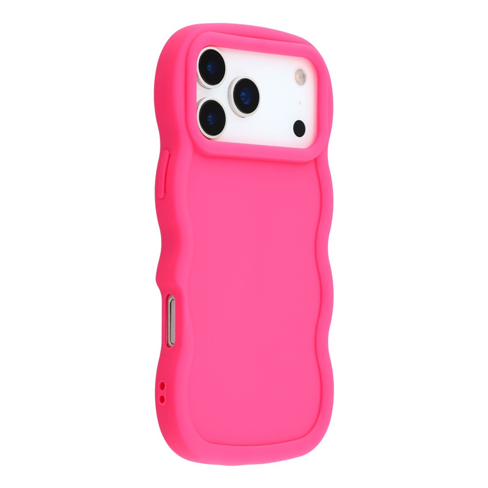  iPhone 17 Pro Mobilskal Wavy Rosa