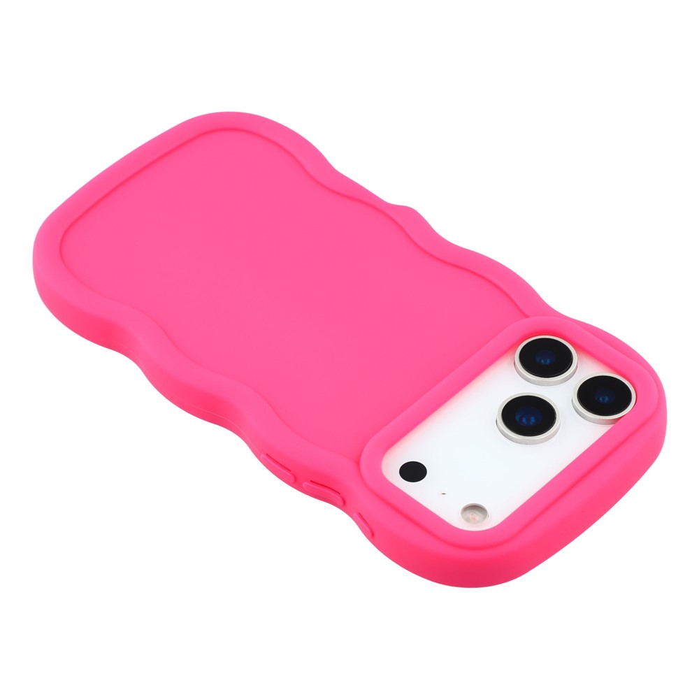  iPhone 17 Pro Mobilskal Wavy Rosa