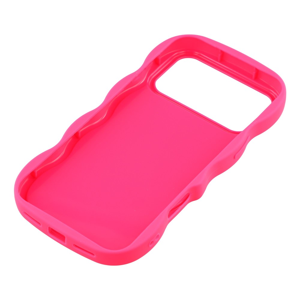  iPhone 17 Pro Mobilskal Wavy Rosa
