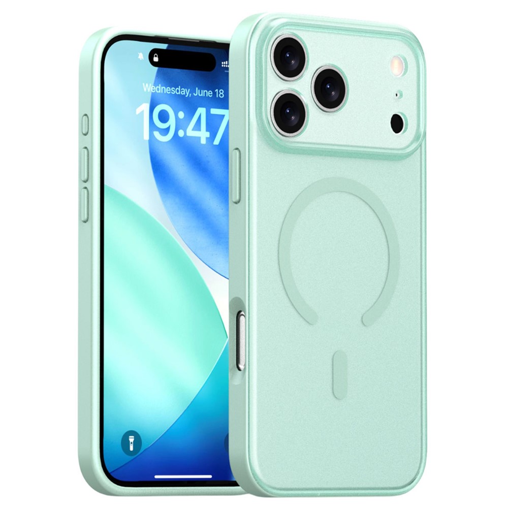  iPhone 17 Pro Max Skal MagSafe Skin Feel Frosted Grön
