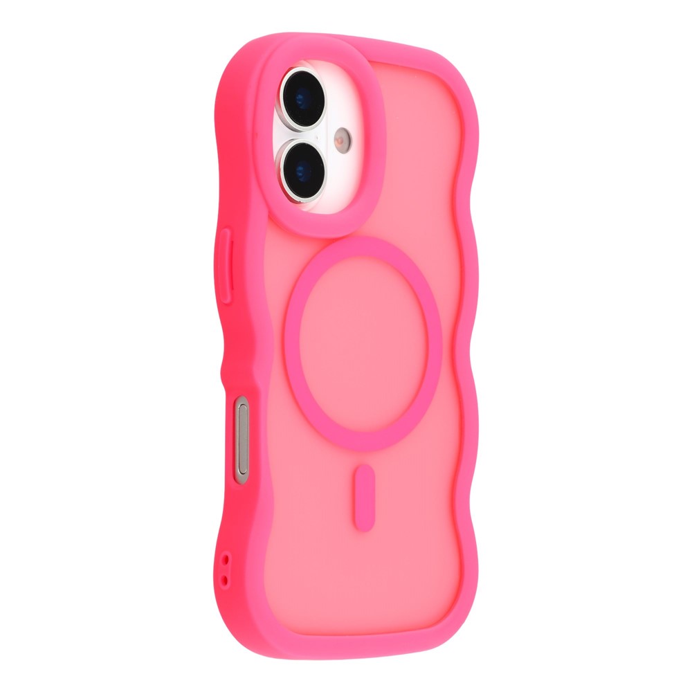  iPhone 17 Skal MagSafe Wavy Matt Rosa
