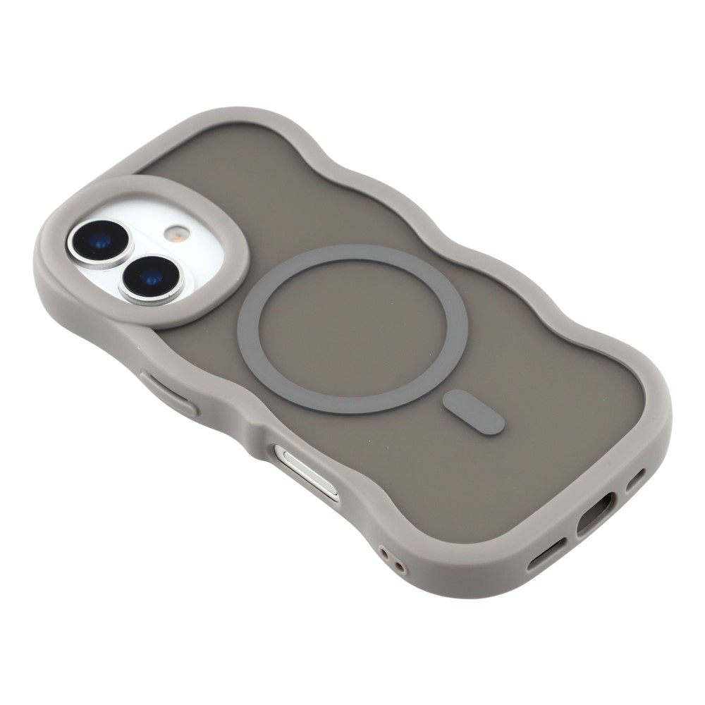  iPhone 17 Skal MagSafe Wavy Matt Grå