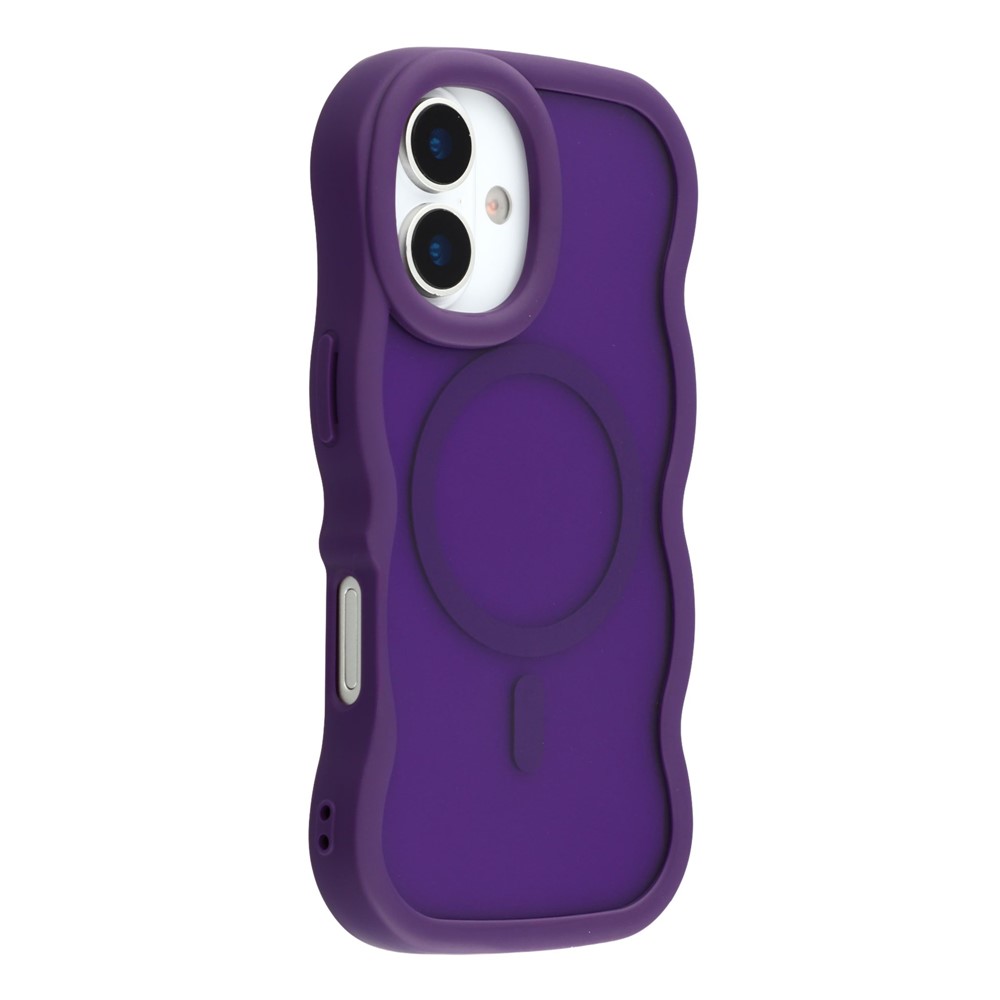  iPhone 17 Skal MagSafe Wavy Matt Lila