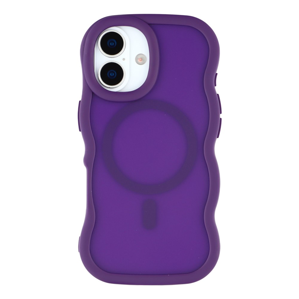  iPhone 17 Skal MagSafe Wavy Matt Lila