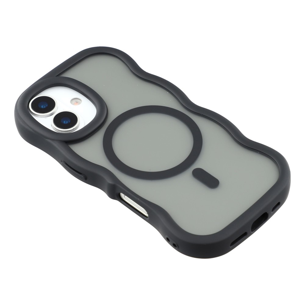  iPhone 17 Skal MagSafe Wavy Matt Svart
