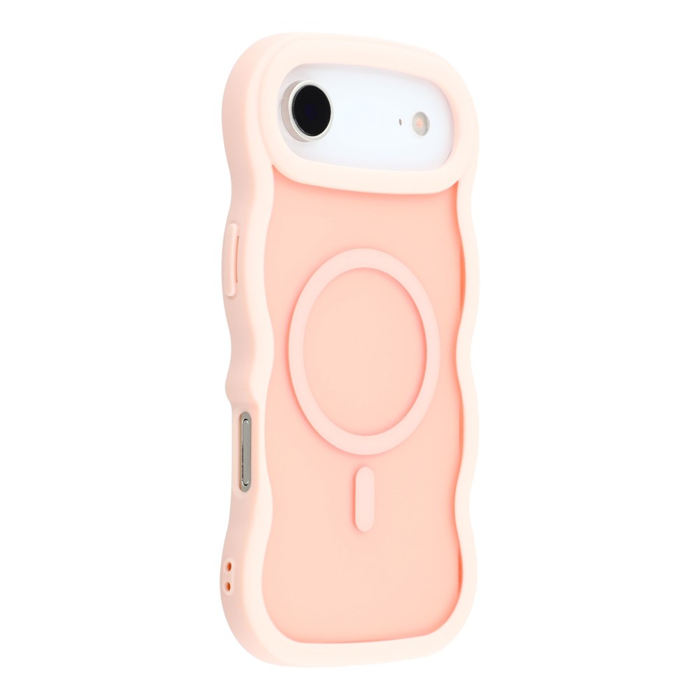  iPhone Air Skal MagSafe Wavy Matt Ljus Rosa