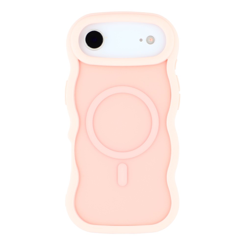  iPhone Air Skal MagSafe Wavy Matt Ljus Rosa