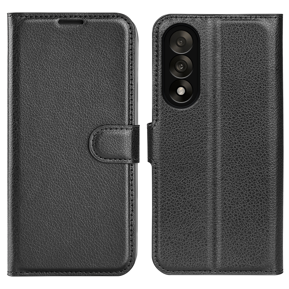  OnePlus Nord 5 5G Fodral Litchi Läder Svart