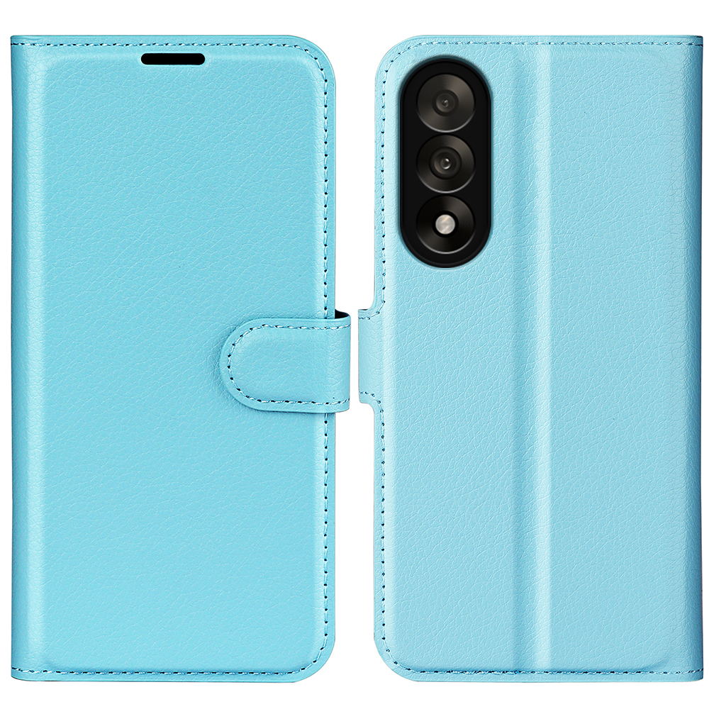  OnePlus Nord 5 5G Fodral Litchi Läder Blå
