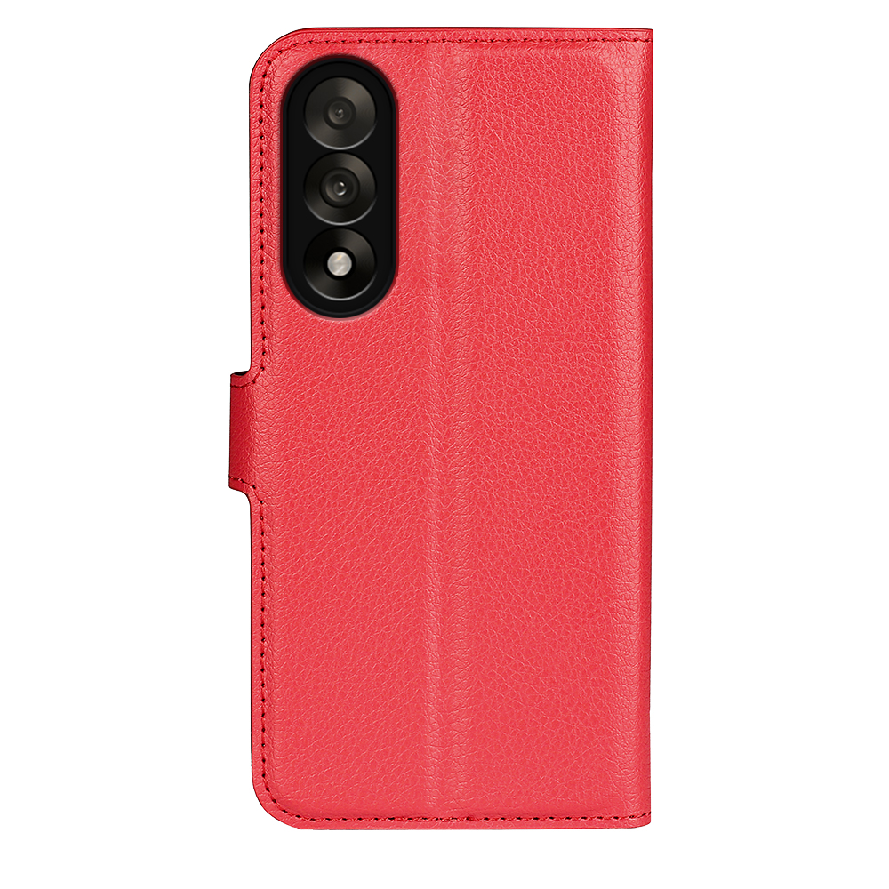  OnePlus Nord 5 5G Fodral Litchi Läder Röd