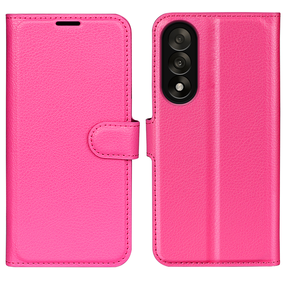  OnePlus Nord 5 5G Fodral Litchi Läder Rosa