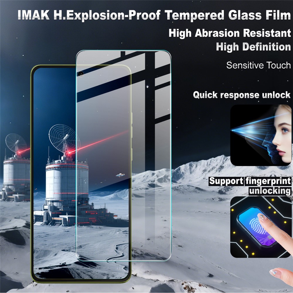 IMAK IMAK Motorola Moto G86 Power / G86 5G Skärmskydd Härdat Glas