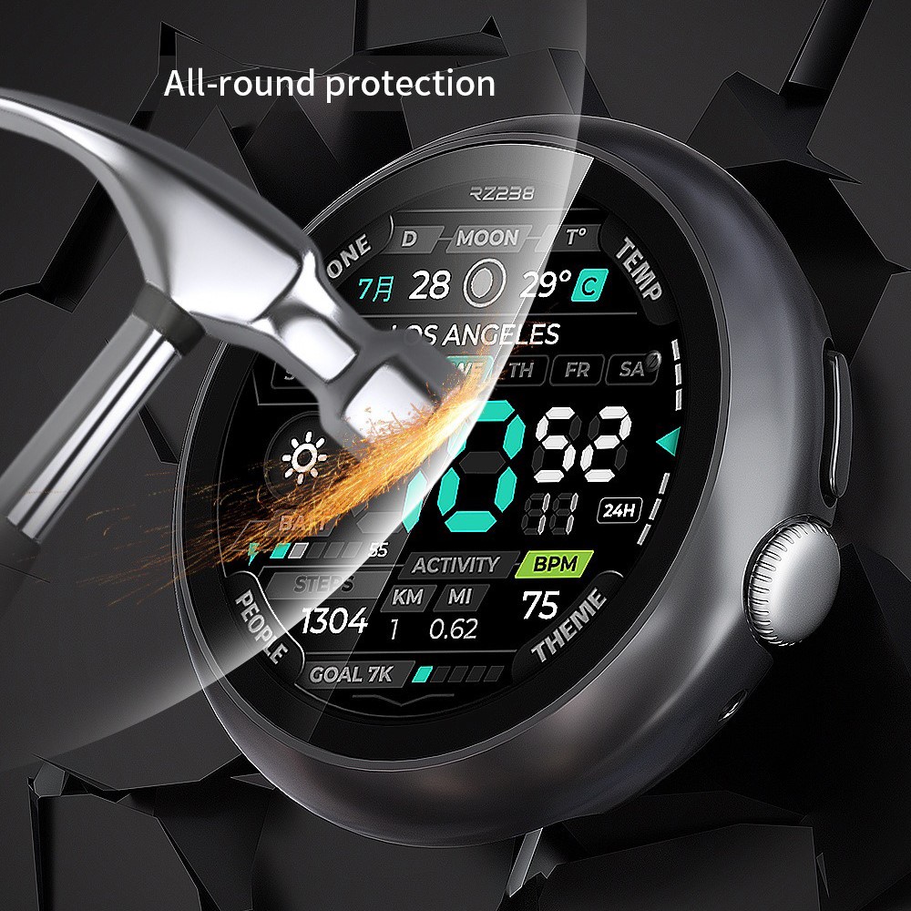  Google Pixel Watch 4 41 mm Skal Härdat Glas Transparent