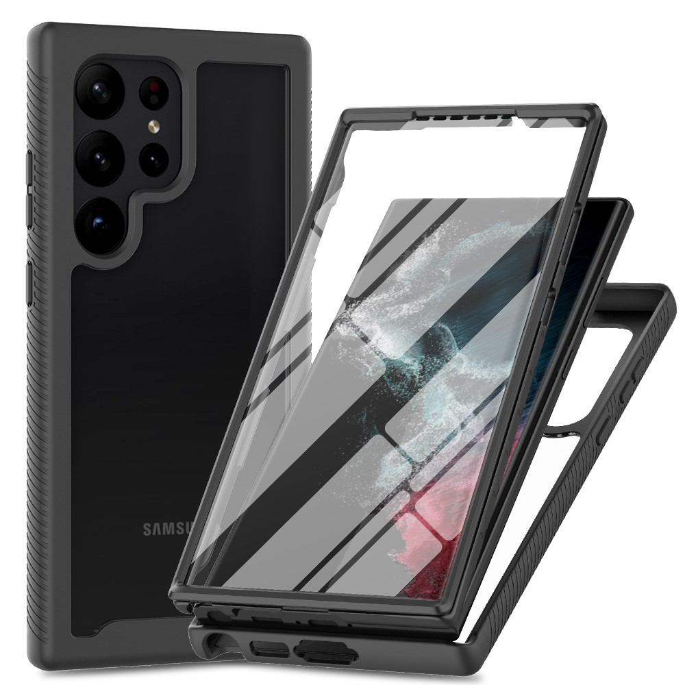  Samsung Galaxy S25 Ultra Skal 360 Hybrid Defense Svart