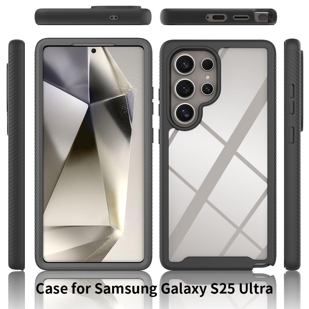  Samsung Galaxy S25 Ultra Skal 360 Hybrid Defense Svart