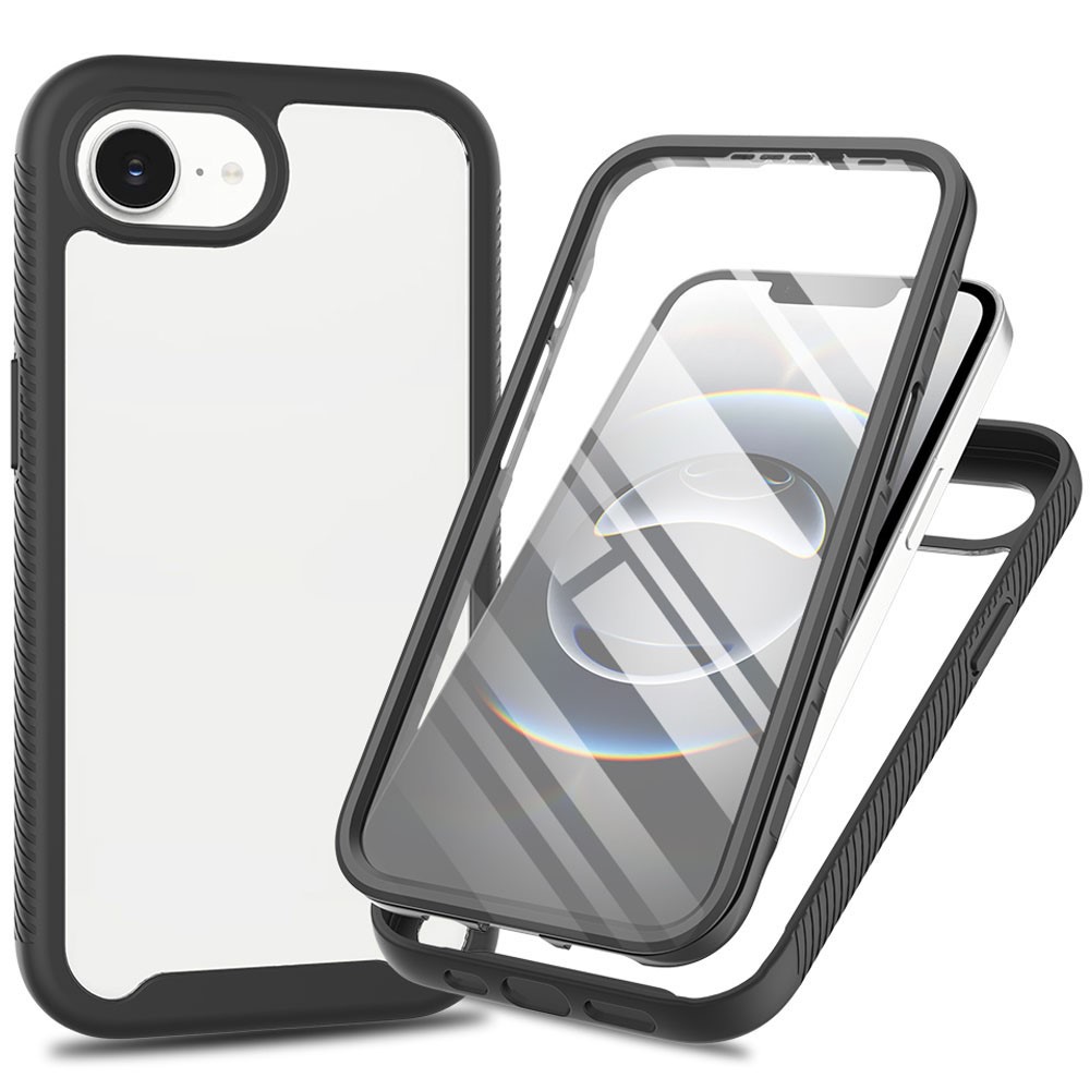  iPhone 17e / 16e Skal 360 Hybrid Defense Svart