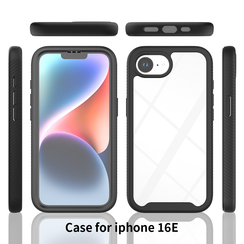  iPhone 17e / 16e Skal 360 Hybrid Defense Svart