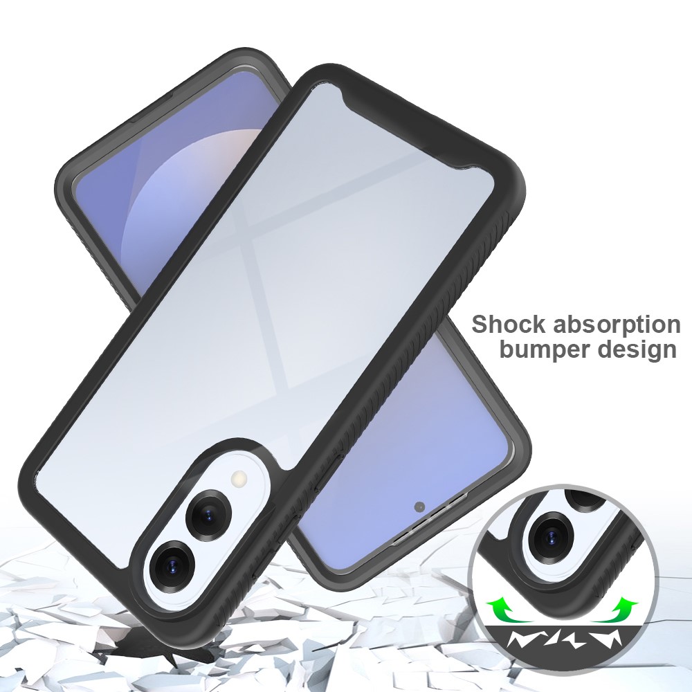  Samsung Galaxy S25 Edge Skal 360 Hybrid Defense Svart
