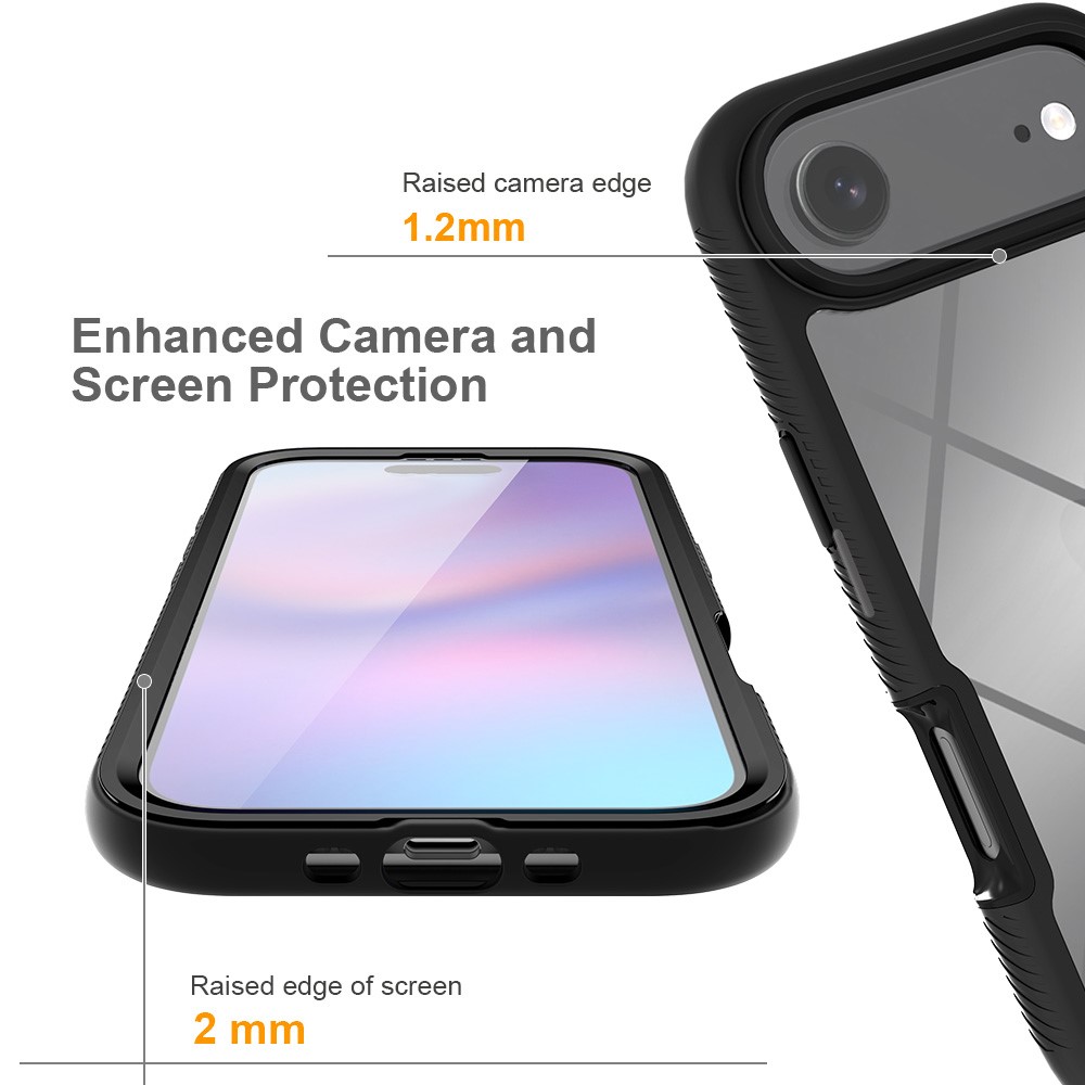  iPhone Air Skal 360 Hybrid Defense Svart