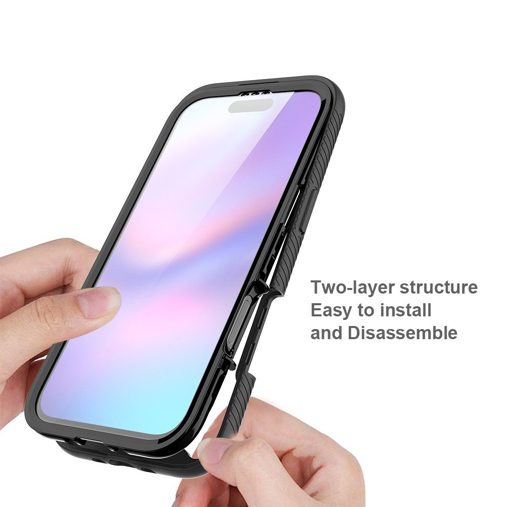  iPhone Air Skal 360 Hybrid Defense Svart