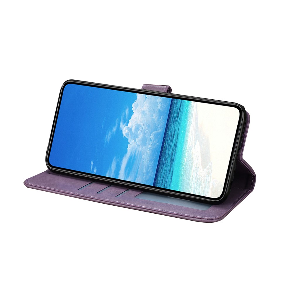  Xiaomi Redmi 15C Fodral Fjäril Tryck Lila
