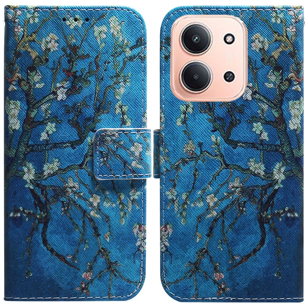  Xiaomi Redmi 15C Fodral Med Tryck Peach Blossom