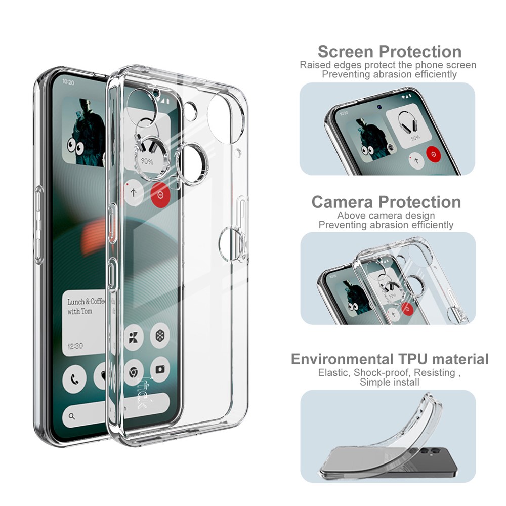 IMAK IMAK Nothing Phone 3 Skal Soft TPU Transparent